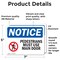 Signmission Pedestrians Must Use Main Door Sign, Vinyl Decal, 7in W x 5in L, 2PK OS-2PACK-NS-D-57-L-17163 - alternate 6